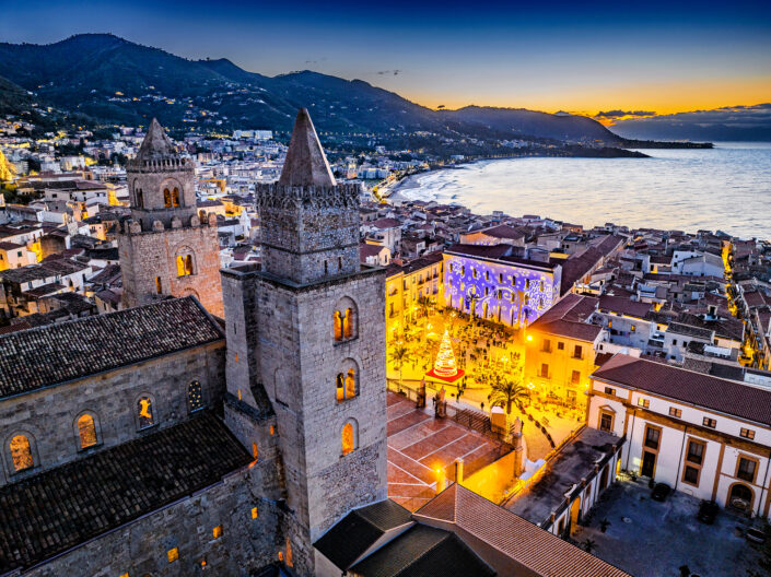 Duomo di Cefalù a Natale