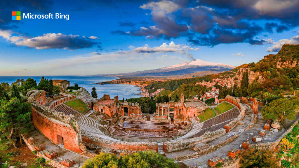 Taormina, Bing Wallpaper, by Nino Bartuccio